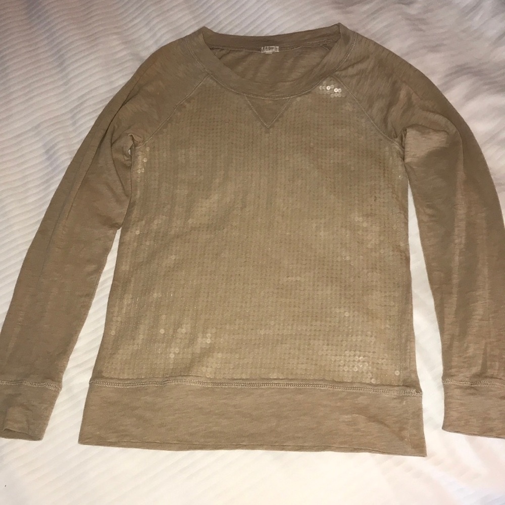 Sequin front J Crew top!